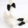thumbnail image 5 of JeashCHAT Women Mesh Breathability Big Bow Net Socks Short Fishnet Thin Socks Stockings, 5 of 7