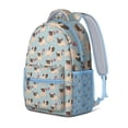 thumbnail image 2 of Pug and Love Heart Backpack for School,Cute School Bag,Schoolbag with Adjustable Shoulder Straps & Padded Back,15.3"x11"x6.7", 2 of 6