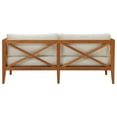 thumbnail image 6 of Modway Northlake 3 Piece Outdoor Patio Premium Grade A Teak Wood Set in Natural White, 6 of 7