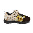 thumbnail image 2 of CHAQLIN Cow Sunflower Print Shoes for Girls School Cute Sneakers Breathable Lightweight Anti-Slip Boys Hiking Athletic Shoes Mesh Running Shoe with Single Buckle, 2 of 7
