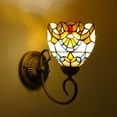thumbnail image 4 of Lámpara de pared vintage aplique decorativo para cafeterías, dormitorios, pasillos, balcones con luz LED cálida, material de hierro y vidrio, 12W, 26x25x15 cm, 4 of 8