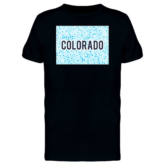 Colorado Dotted Map Ts Tee Men's -Image by Shutterstock