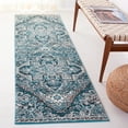thumbnail image 2 of SAFAVIEH Vintage Hamadan Kiaran Medallion Runner Rug, Blue/Ivory, 2'3" x 8', 2 of 8