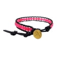 thumbnail image 4 of Bohemian Aum Round Pink Quartz Unisex Beaded Bracelet, 4 of 5