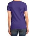 thumbnail image 2 of Mafoose Ladies Core Cotton V-Neck Tee Purple 4XL, 2 of 5