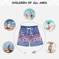 thumbnail image 6 of Cute Little Ghost Boys Swim Trunks Quick Dry Boy Swim Shorts for 3-14 Years, 6 of 8