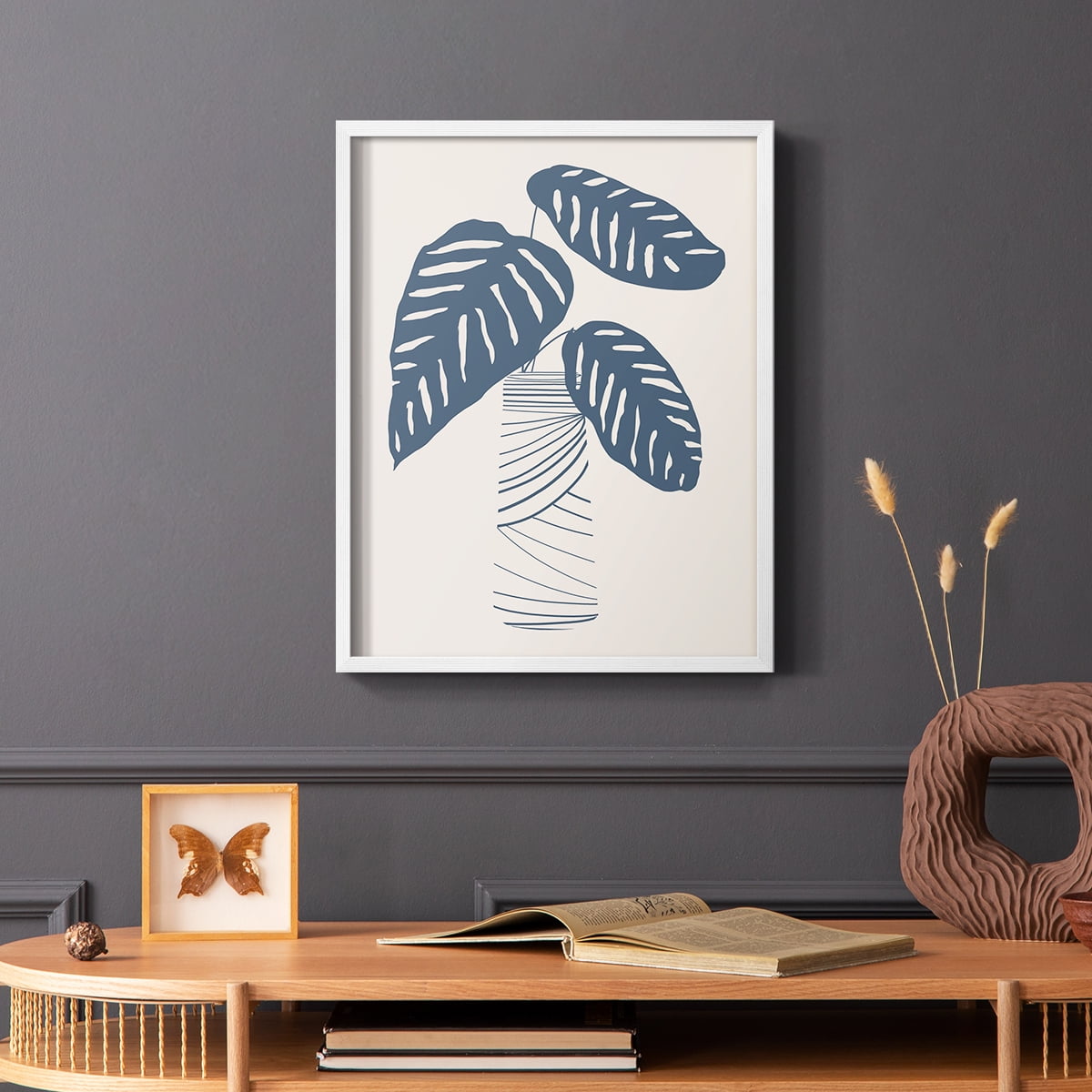 Wired in Monochrome II Framed Print - Solid Wood in Single Picture Frame Solid Wood 2 Framed Print