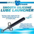 thumbnail image 2 of Cleanstream Smooth Lubricant Launcher, One Hand Use, Smooth Tube for Easy Inserting, Syringe, Toy Friendly, Cap Included to Prevent Leakage, 8.5 Inches, Unscented, Black, 1 Count, 2 of 7