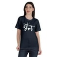 thumbnail image 1 of Inkmeso Crew Neck WoMen's I Got The Shot Funny Pro Vaccine Cotton T-Shirt, 1 of 8