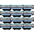thumbnail image 1 of 20 pcs Blade Refill, Manual Mach 3 Blades Refills For Mach 3 Blade Refills for Men (FMY), 1 of 5