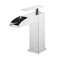 thumbnail image 3 of Concorde Single Hole, Single-Handle, Waterfall Bathroom Faucet in Chrome, 3 of 12