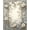 Ivory, Pattern 1, variant on ODIKA 5'x7' Machine Washable Non-Slip Area Rug, Vintage Rococo Scroll with Abstract Petal Swirls and Mosaic Inlay High Traffic Rug, Ivory, 218148