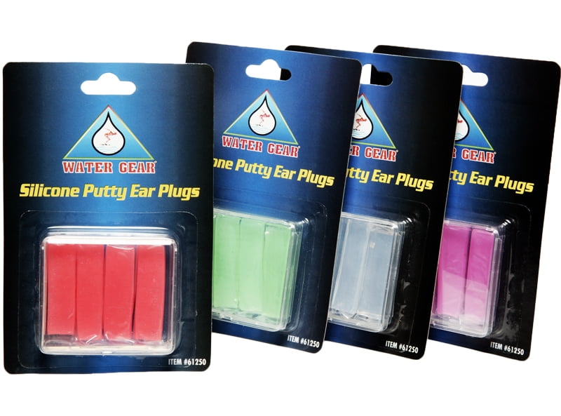 Water Gear 61250 Silicone Putty Ear PlugsGreen