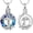 Customize, variant on Crystal Tree of Life Urn Necklace for Men Women Ashes Necklace for Human/Pet with Circle Crystal Memorial Keepsake Jewelry