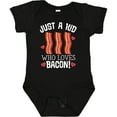 thumbnail image 3 of Inktastic Just a Kid Who Loves Bacon Boys or Girls Baby Bodysuit, 3 of 5