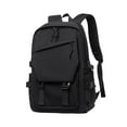 thumbnail image 2 of Mochila para estudiantes de secundaria, moderna, para el trabajo, para uso diario en la escuela, para niñas y niños. Negro, 2 of 8