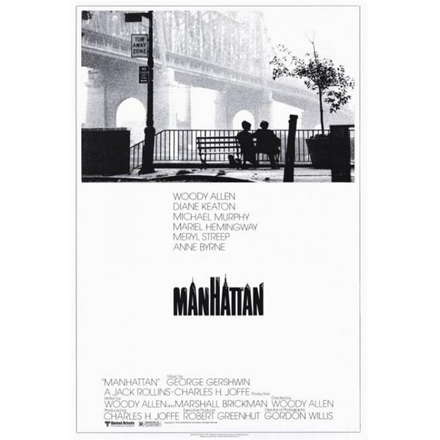 Pop Culture Graphics MOVCF7360 Manhattan Movie Poster Print, 27 x 40