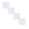 thumbnail image 2 of 4 Pack Soft Cotton Washcloths, 25x25Cm Absorbent Face Towels for Gentle Cleansing, Square White, 2 of 8