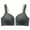 Black, variant on Censtreet Women's Front Closure Bras Posture Full Coverage Plus Size Underwire Unlined Bra