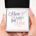 thumbnail image 3 of Mom a Son's First Love Scripted Love Pendant Necklace Message Card, 3 of 7