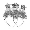 thumbnail image 1 of 2 Pcs Bonne Année Serre-Tête Fête du Réveillon Cerceau à Thème du Nouvel An, 1 of 6