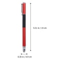 thumbnail image 2 of SEWCHICS Stylet pour Écran Tactile Stylet Haute Capacité avec Pointe Remplaçable Alliage d'Aluminium Rouge et Laiton pour Usage Quotidien 6 3mm, 2 of 8
