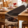 thumbnail image 4 of Coffee Beans Cotton Linen Table Runner for Dining Kitchen, Vintage Wooden Spoon Dark Brown Cafe Bean Wedding Outdoor Party Tablerunners, Dresser Scarf Coffee Tablecloth Runners 13x108 Inches, 4 of 8