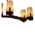 thumbnail image 7 of Meyda 136838 96 in. Cero 12 Light Chandelier, Rustic Iron, 7 of 7