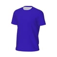 thumbnail image 6 of Wukai Darkblue Print Men's Short-Sleeved Mesh T-Shirt,Quick-Dry Short Sleeve Workout T-Shirt-, 6 of 8