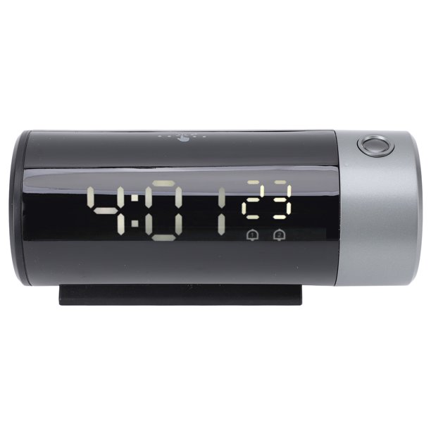 Reloj Despertador De Proyección, Pantalla LED De Rotación De 180 Grados, 12, 24 Horas, Salida USB, Proyector De Reloj Digital Para Dormitorio