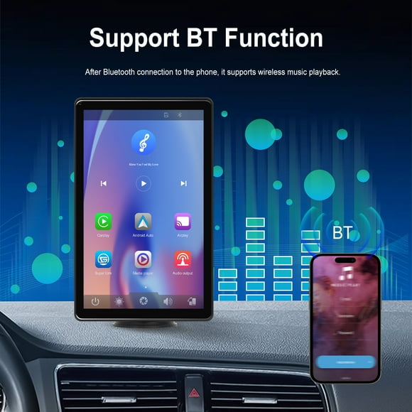 8-inch Full Touch Screen Apple CarPlay Horizontal Vertical Switching AHD Camera