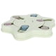 thumbnail image 5 of Plato de alimentación lenta para perros, bandeja dispensadora de comida para gatos, juguetes interactivos para mascotas, forma de hexagrama, 5 of 14