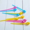 thumbnail image 2 of 10 bridas de silicona coloridas para bolsas, correas para cables, bridas para pan, bridas de goma reutilizables, bridas de silicona para todo uso, bridas para cables, cordón de silicona, bridas de serpiente para el hogar, bridas para bolsas Rojo Verde, 2 of 5