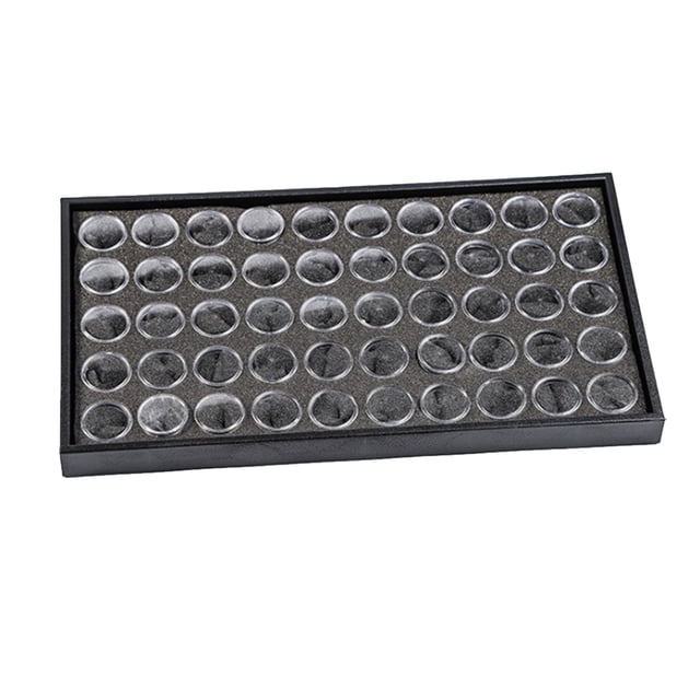 1Pc 50 Grids Manicure Rhinestones Diamond Beads Storage Case DIY Glitter Nail Art Jewelry Display Box Organizer