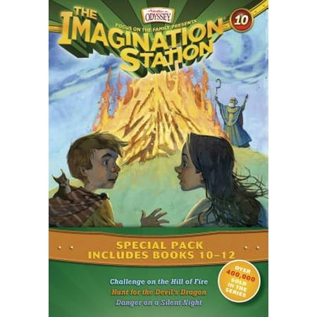 Fire Magic Searing Station - Imagination Station Books 3-Pack: Challenge on the Hill of Fire / Hunt for the Devil's Dragon / Danger on a Silent Night
