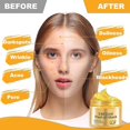 thumbnail image 2 of 24k Gold Peel Off Mask, Anti-wrinkle Anti Ageing Face Mask For All Skin Types, Face Mask For Skin Firming Rejuvenating, 2 of 5