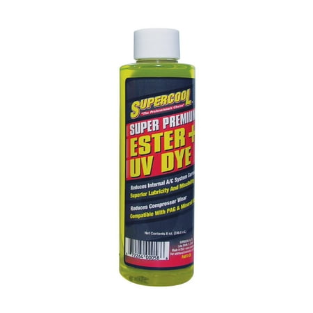 Supercool A/C Comp Ester Lube,8 Oz E8