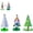 3pcs Mix Color, variant on Magic Grow Christmas Tree – Magic Crystal Christmas Tree DIY Kit, Grow Your Own Miniature Christmas Tree with Sparkling Crystals (Green)