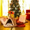 thumbnail image 7 of PuSpu Pet Supplies Christmas Dog House House Dog House Tent Closed House Dog House Pet Mat, 7 of 7