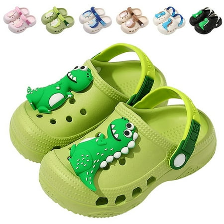 Drecage Toddler Boys Girls Cute Cartoon Clogs Kids Lightweight Garden Shoes Beach Pool Sandals