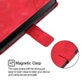 thumbnail image 4 of for Google Pixel 7 Pro Crossbody Wallet Case with Card Holder, Flip Folio Book Style Leather Shockproof Protective Phone Cover with Shoulder Strap/Lanyard for Google Pixel 7 Pro, Red, 4 of 8