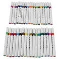 thumbnail image 4 of ANGGREK 36pcs Double Tip Markers Triangular Pen Holder 36color Water Soluble Portable Transparent Boxed Coloring Markers For Art,Art Markers,Drawing Markers, 4 of 8