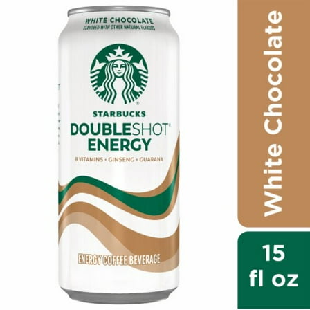 2X - Starbucks DoubleShot Energy White Chocolate Iced Coffee Can 15 fl oz