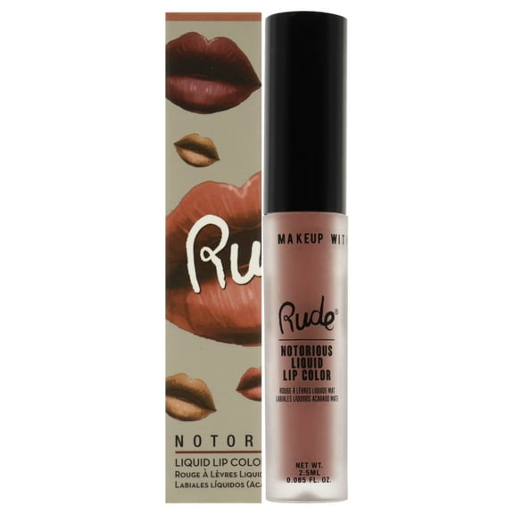 Rude Cosmetics Notorious Rich Long Liquid Lip Color - Below the Belt , 0.1 oz Lip Color