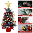 thumbnail image 3 of Árbol de Navidad Fayavoo Mini de 60 cm con adornos y luces LED, 3 of 9