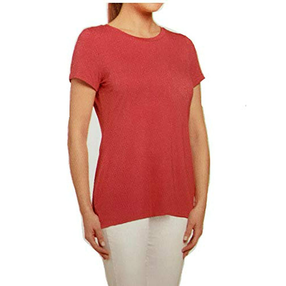 Joan Vass - Joan Vass New York Women's Short Sleeve Long T-Shirt ...