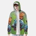 thumbnail image 2 of Disketp Butterfly Landing On Head Dumpy Frog for Men's Sun Protection Hoodie Performance Long Sleeve Fishing Outdoor Lightweight-Large, 2 of 7