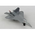 thumbnail image 2 of Lockheed Martin F-22 Raptor Stealth Aircraft Gray "US Air Force YF-22" w/Runway Section Diecast Model Airplane by Runway24, 2 of 7