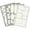 White, variant on 4 Pcs Waterproof Down Coat Repair Patches Adhesive Tent Patches for Outdoor Activity Winter Clothing