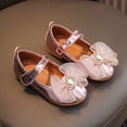 thumbnail image 6 of WERYOUNG Girls Sandals Summer New Fashion Cute Rhinestone Mesh Bow Flat Sole Princess Shoes Girls Stylish Wedding School Sandal,Pink,1.5-2 Years, 6 of 8